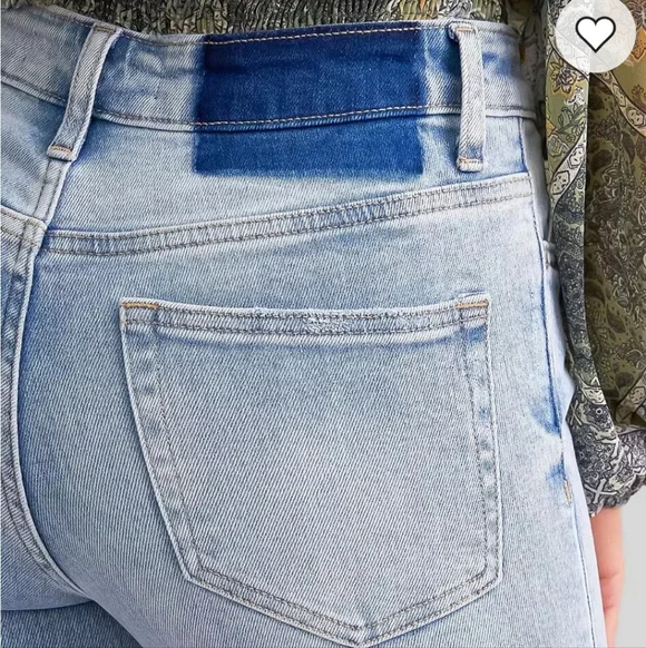 Flying Monkey Two-Tone Flare Jeans - Picture 4 of 15